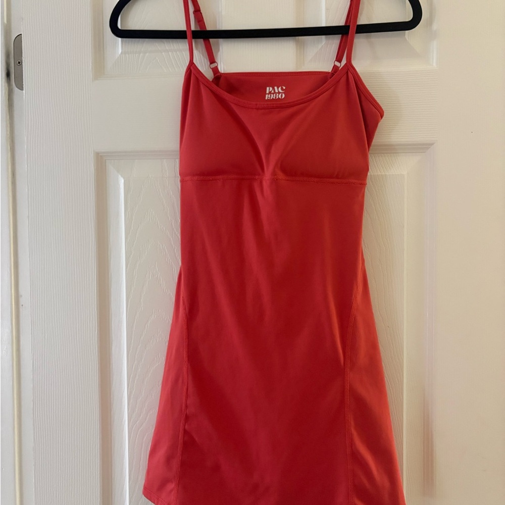PacSun Red Mini Dress with Adjustable Spaghetti Straps